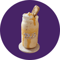 Frappé Lotus JAÜS con fondo morado