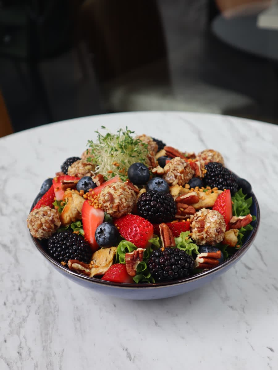 Plato de frutos frescos